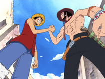 Luffy And Ace Reunite