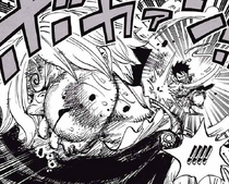 Luffy Slaps Sanji