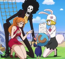 A Equipe de Resgate do Sanji planeja seu próximo movimento.