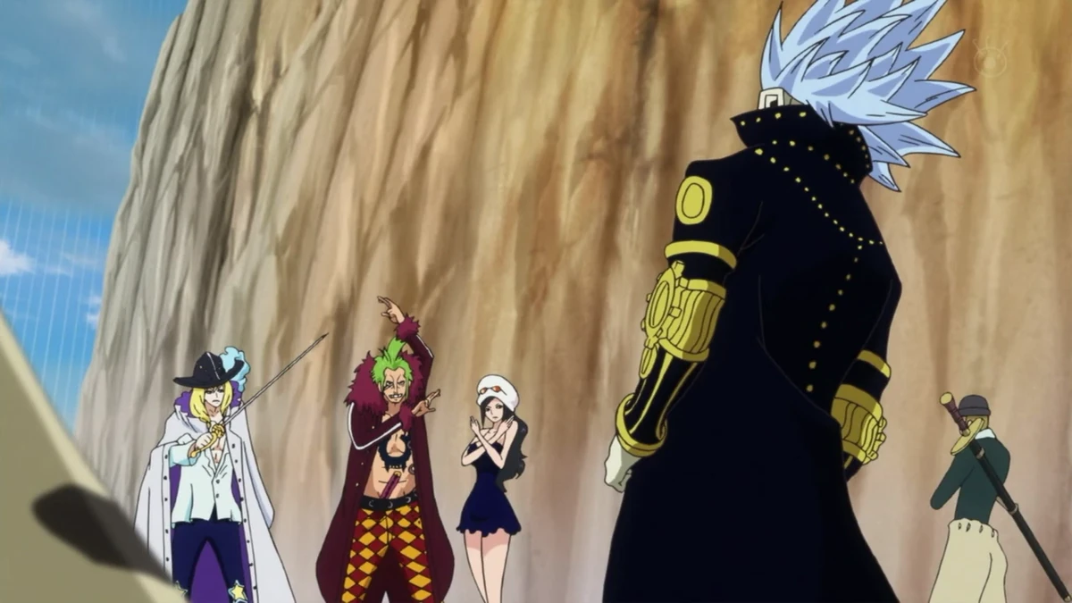 Nico Robin, Bartolomeo e Cavendish Vs Gladius e Soldados QuebraNozes