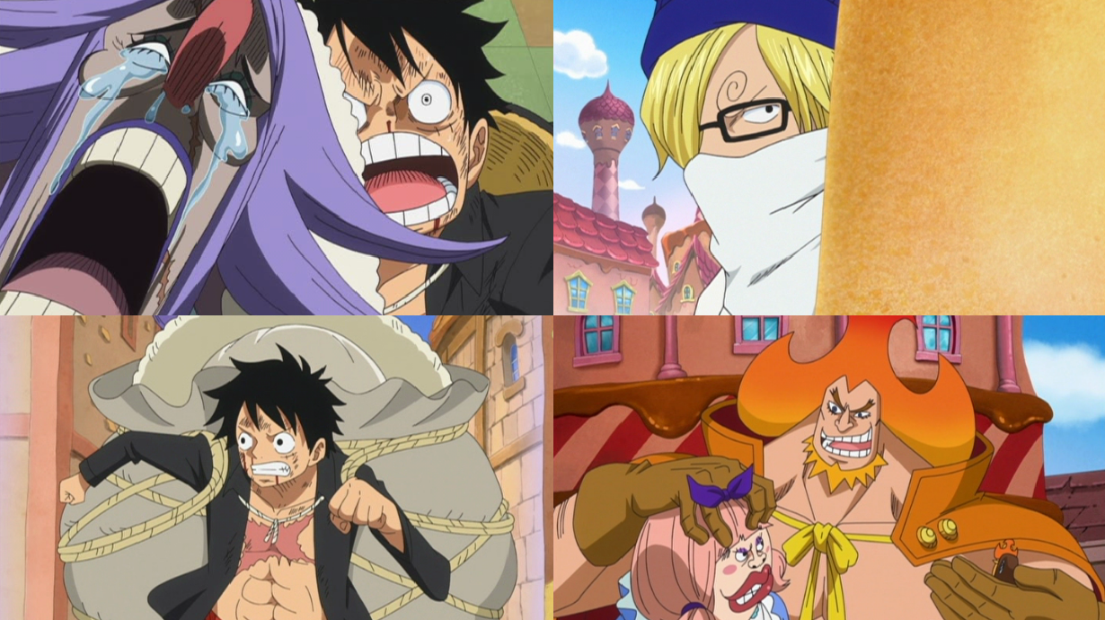 Episodio 859 La Sorella Ribelle Chiffon Il Grande Piano Di Sanji Per Trasportare La Torta One Piece Wiki Italia Fandom