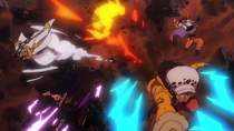 Law, Smoker, Hancock, Sabo and Buggy Attack Bullet