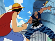 Luffy vs Morgan