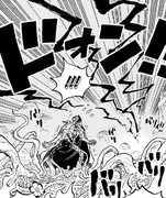 Shanks Intimidates Ryokugyu with Haoshoku Haki.png (1,01 MB) Ryokugyu intimidado pelo Haki do Rei Supremo de longo alcance de Shanks.