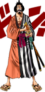 Kin'emon in the Digitally Colored Manga