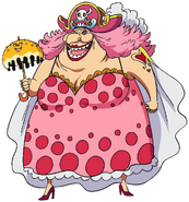 Szkic koncepcyjny Big Mom z anime.