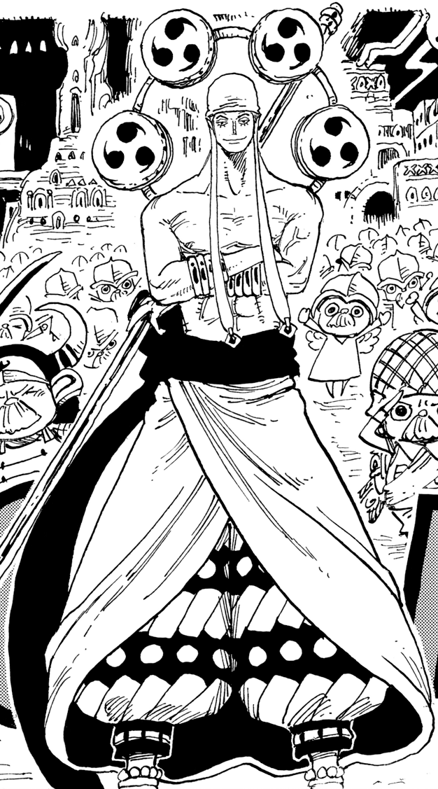 One Piece, Enel  One piece drawing, One piece manga, One piece anime