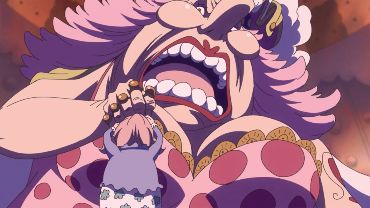 One Piece episode 1034: Zeus' sacrifice, Queen and Perospero join forces,  and Momonosuke learns about his father