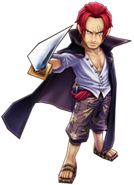 Shanks w One Piece: Thousand Storm.