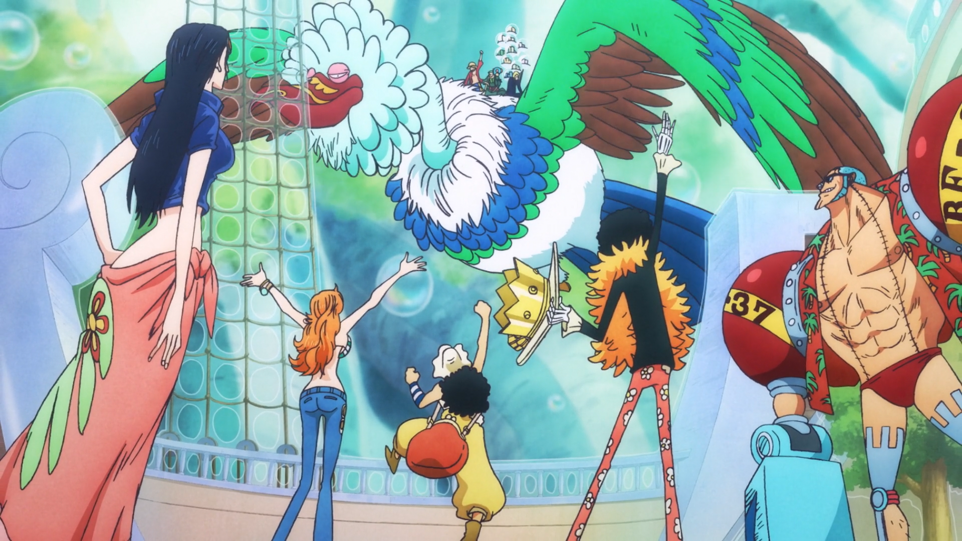 Luffy & The Straw Hat Pirates Take Over New York City's Times