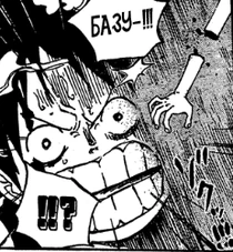 Луффи осознаёт возможность потерять руки