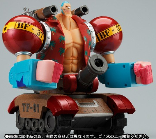 ONE PIECE Chogokin FRANKY BF-37 Figure Tamashii Nations BANDAI No BOX