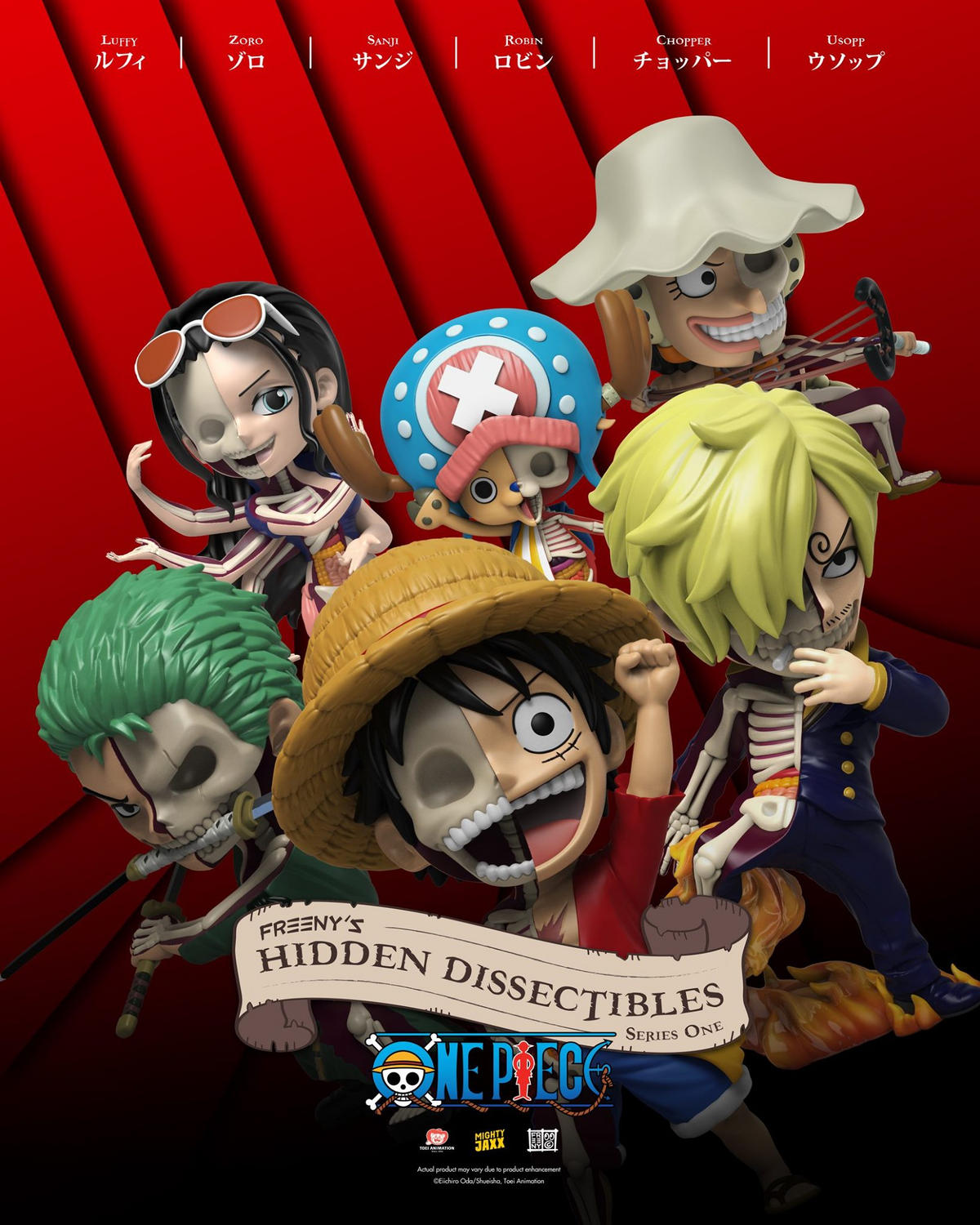 One Piece Freeny's Hidden Dissection Luffy's Gears Edition Blind Box of 6  Mini-figures