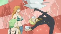 Sanji Offering Tea