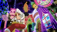 Mont d'Or więzi Luffy'ego w swiecie wewnątrz książki.