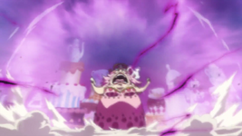 Big Mom Screams and Releases Her Haoshoku Haki