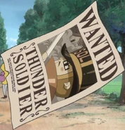 List gończy zabawkowego żołnierza.