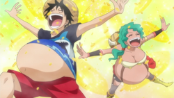 Kerakusan Luffy dan Lily