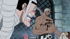 Daz Bones y Bentham en Impel Down