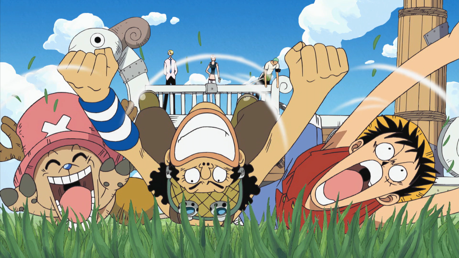 Chopper was shy when Sanji's complemented his Kung Fu- One Piece