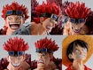 S.H. Figuarts Eustass Kid Raid on Onigashima Faces