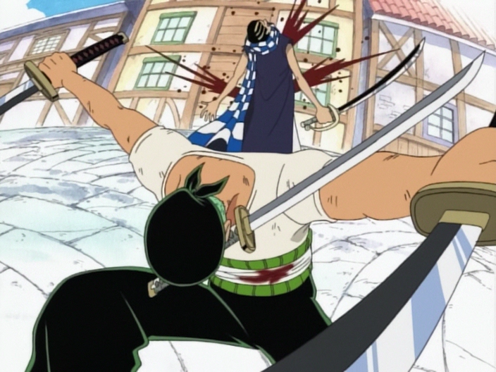 How can Mihawk wield such a big sword effectively in One Piece