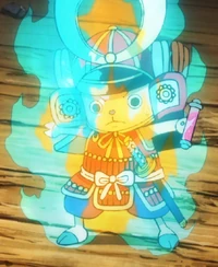 Chopper, enveloppé de flammes de Marco, ne brûle pas