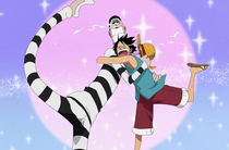 Luffy Hugging Bentham