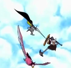 ...mais protégé par le "Chevalier du Ciel"