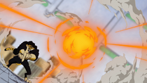Lucci using Tobu Shigan "Hibachi".