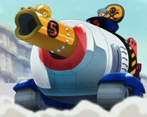 Chopper montando el Brachio Tank V.