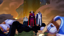 Patrick Redfield, Kuzan, and Smoker Defeat the Marines