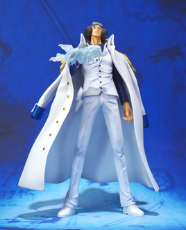 "Aokiji" Kuzan<span style="font-weight: normal"> (<span class="t_nihongo_kanji" lang="ja">"青雉" クザン</span><span class="t_nihongo_comma">,</span> <i><span class="t_nihongo_romaji">" Ao Kiji" Kuzan</span></i><span class="t_nihongo_help"><sup><!--IWLINK'" 9--></sup></span>)</span>