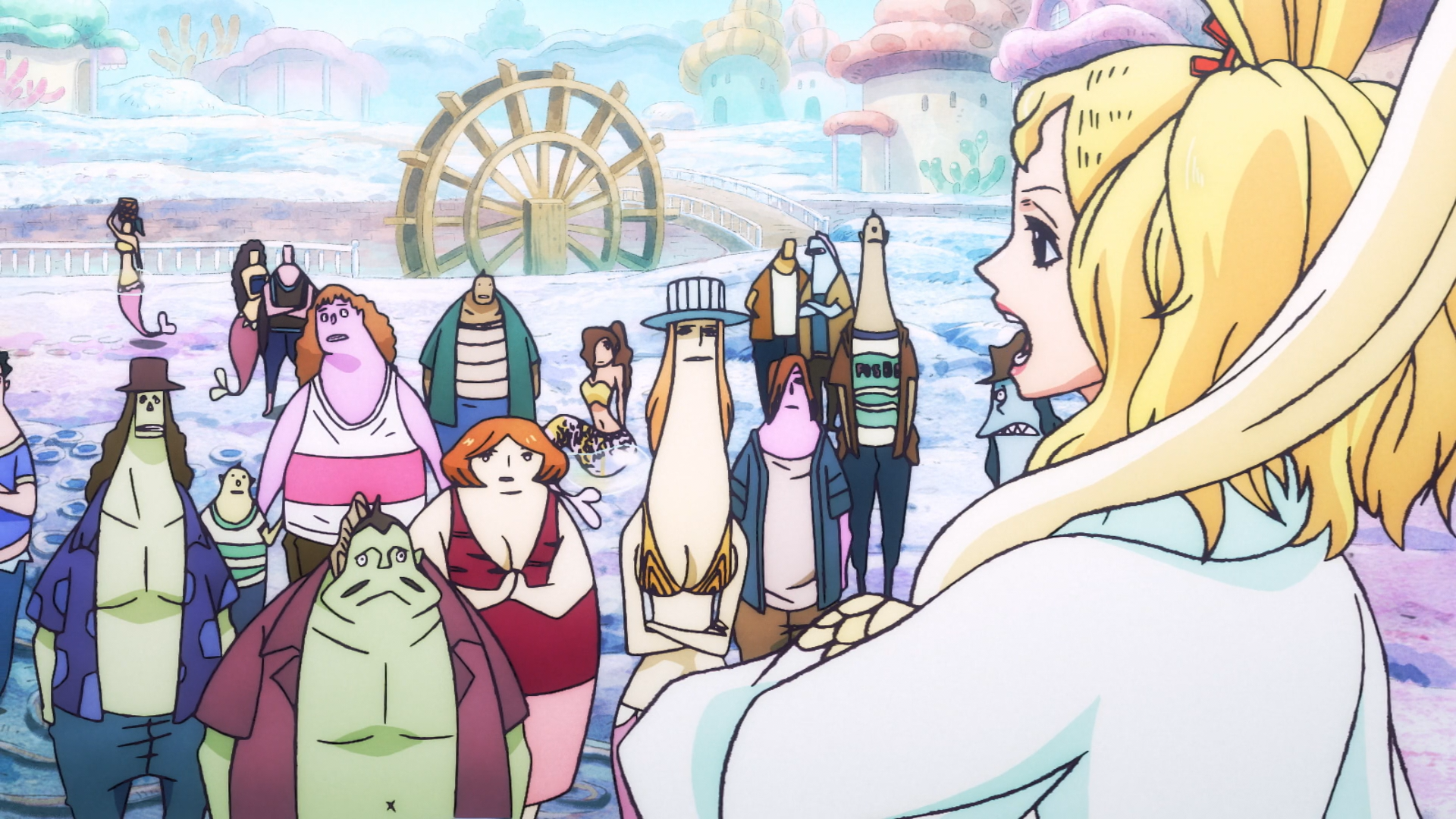 Might as well make the fish people fight — Kokoro (One Piece) VS. Otohime ( One