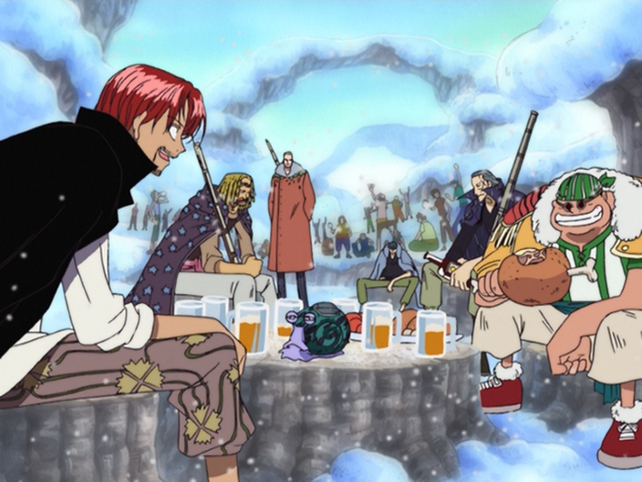 Shanks to his father Rocks D. Xebec, Shanks was Born the King of