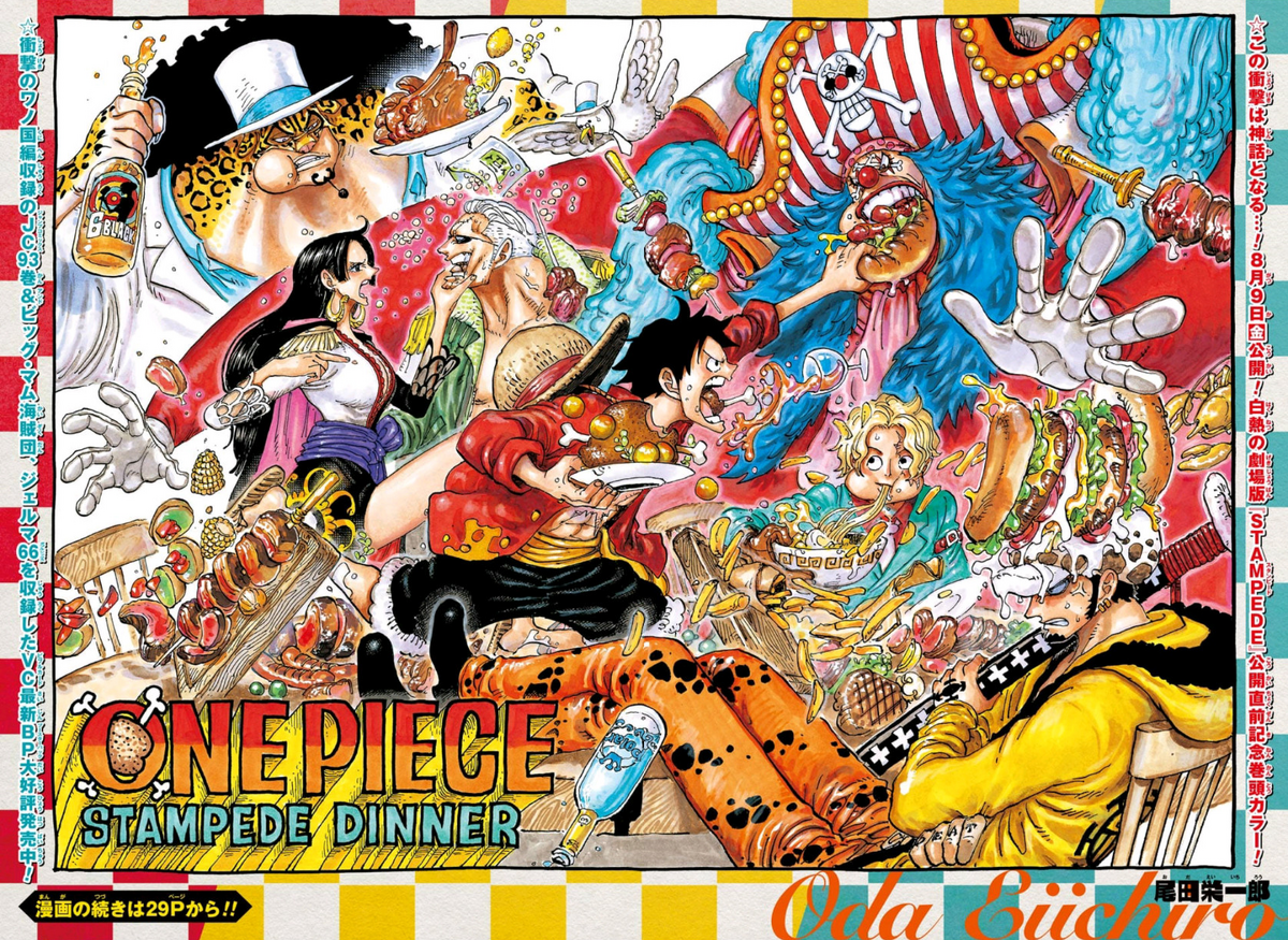 FULL COLORED chapter 1037 (link in comments) : r/OnePiece