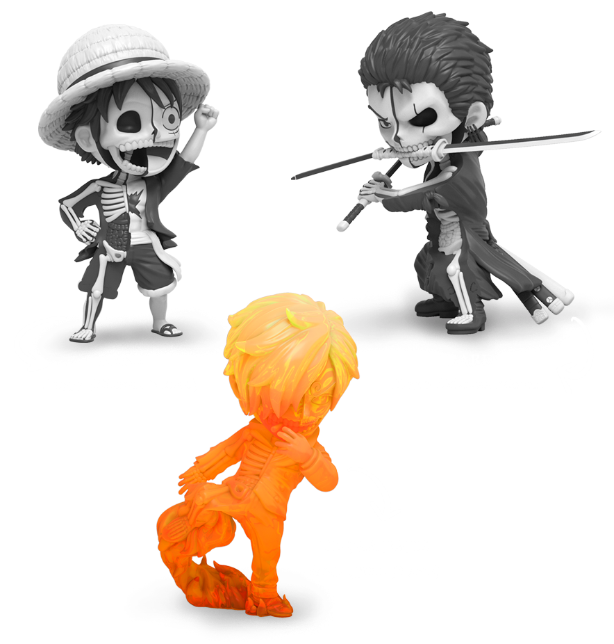 One Piece Freeny's Hidden Dissection Luffy's Gears Edition Blind Box of 6  Mini-figures