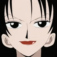 Zbliżenie na twarz Alvidy.