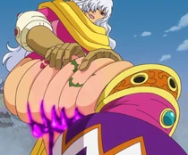 Smoothie squeezing out poison from her body.