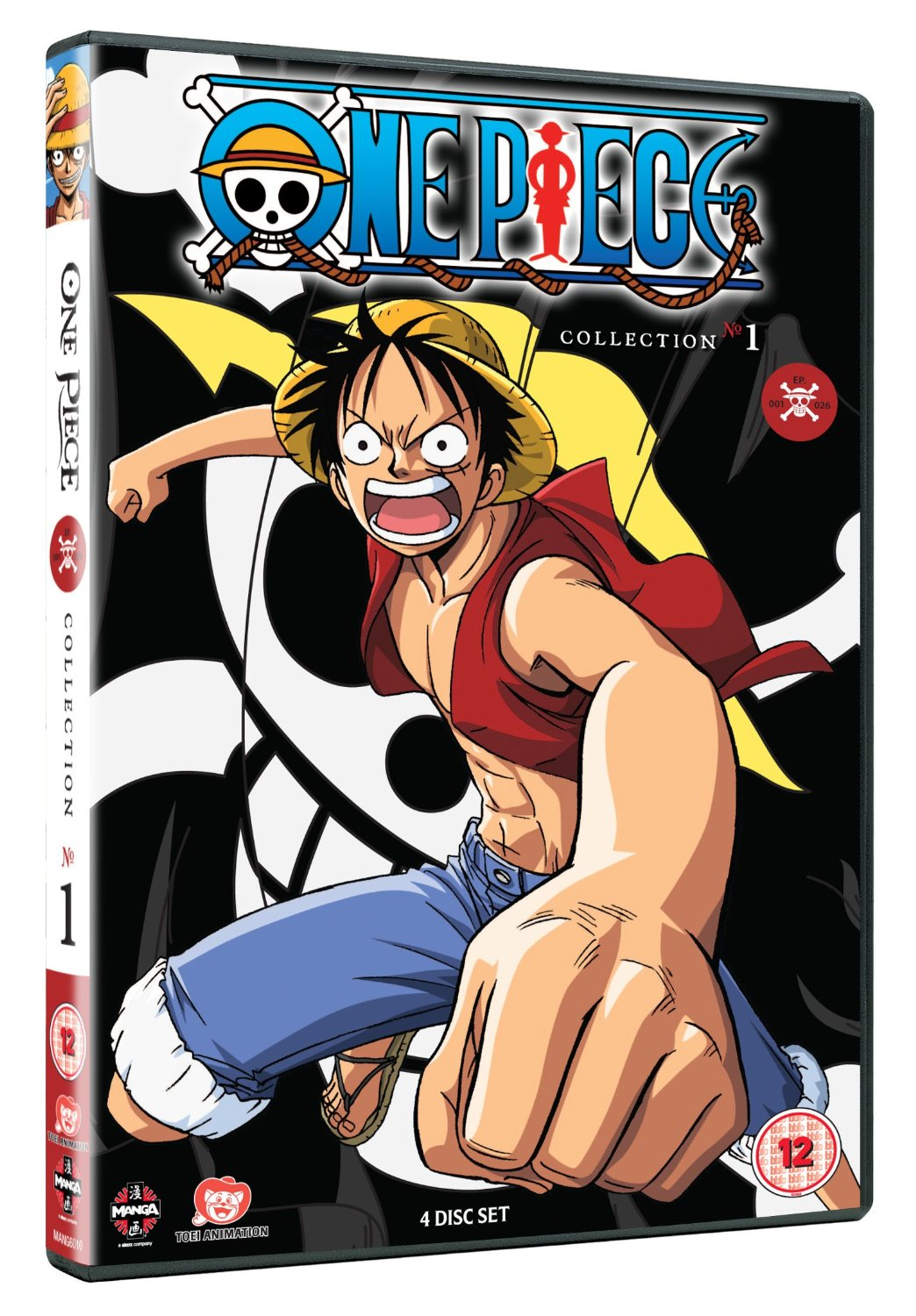 Dvd One Piece Box 1 - Episódios 1 Ao 43 Dublado Dual Áudio