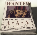 A A A's Wanted Poster