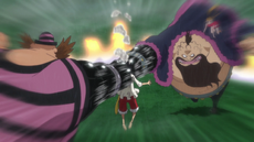 Counter y Cadenza derrotan a Luffy