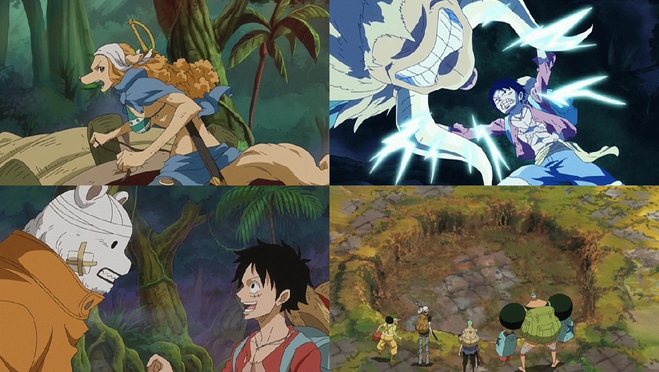 Episodio 754 Comincia La Battaglia Rufy Contro La Tribu Dei Visoni One Piece Wiki Italia Fandom