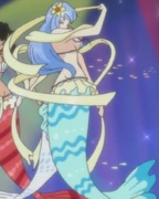 Mero dancing at the banquet.