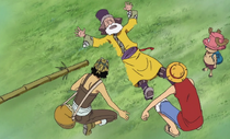 Chopper, Luffy, and Usopp Meet Tonjit