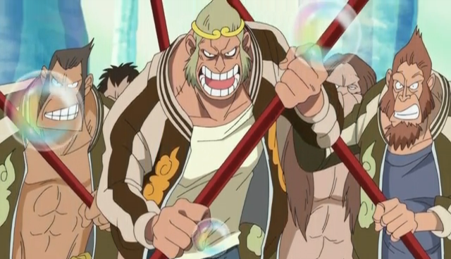 One Piece - Monkey / Personagens - Android das Cavernas