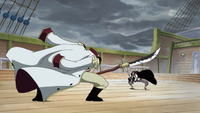 Shanks vs. Edward Newgate