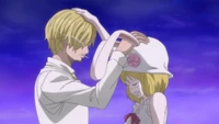Carrot e Sanji se consolam pela morte de Pedro.