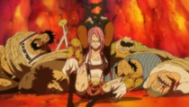 Gyogyo and the Bonney Pirates defeated.