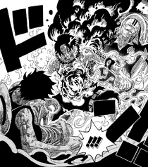 Ace Saves Luffy